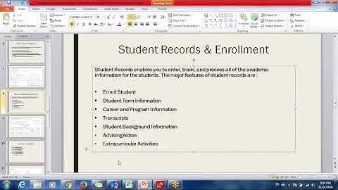 Peoplesoft campus solutions Demo