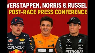 Details Formula 1 | Verstappen, Norris & Russell: Unfiltered Post-Race Press Conference | Las Vegas GP 2025! Guide