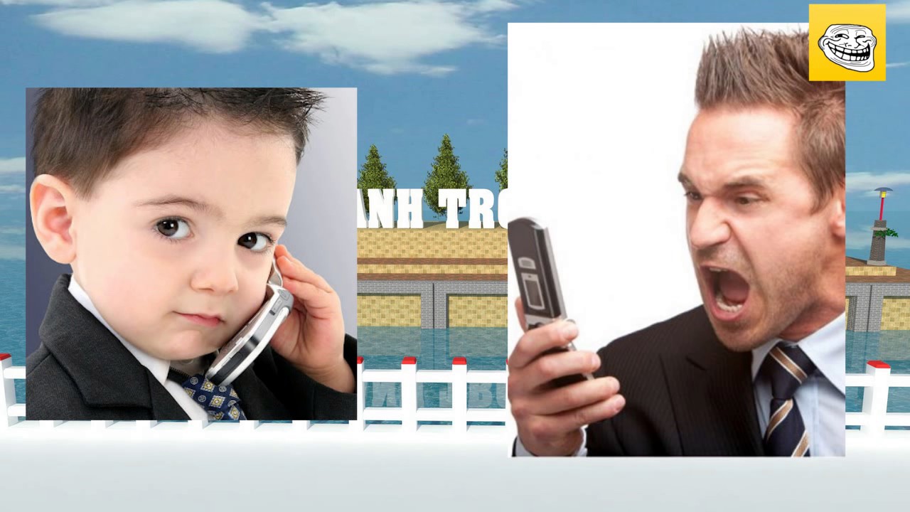 Bé Lũng gọi điện thoại chọc Chú Minh hàng xóm cực hài hước - Prank call
