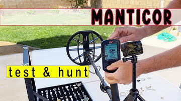Minelab Manticore Metal Detector (Gold & Silver) Test & Park Hunt