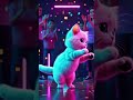 Cute Dancing Cat 🐱✨#CatDance #CuteCat #NeonParty #ViralDance #Shorts