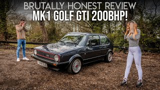 Brutally Honest Review: 200BHP MK1 GOLF GTI! *NO REV LIMITER, NO ABS, NO PS*