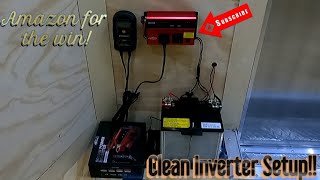 MAXPART 1000W POWER INVERTER INSTALLED ON MY 8.5X20 ENCLOSED TRAILER