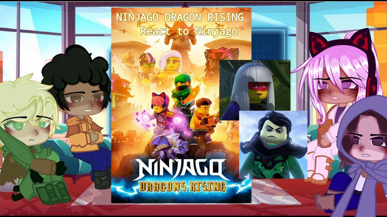 || NINJAGO DRAGON RISING || React to Ninjago || [ Sensei Wu , Lord Garmadon , Morro + Harumi ] ||