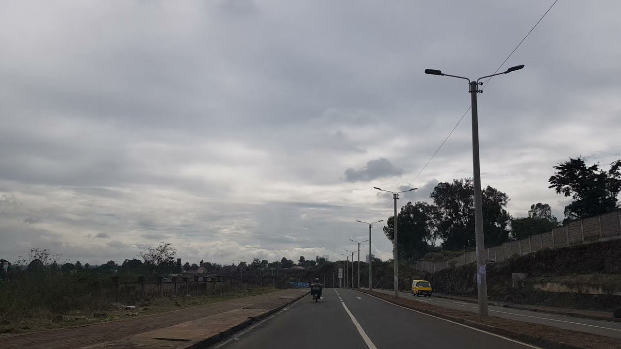 Driving on Nairobi's scenic Upper Hill Links Road connecting Hospital Road to Mbagathi Way