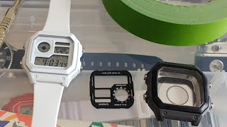 Casio Royale Mod With Masking Tape And Spray Paint.