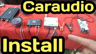 วิธีต่อเครื่องเสียงรถยนต์เล่นในบ้าน|how to caraudio|diy caraudio|สอนต่อเครื่องเสียงรถยนต์ ปีใหม่2022