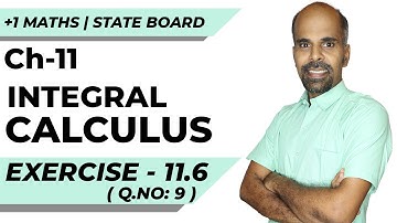 11th | ex. 11.6 | Q.No.9  | integral calculus | Chapter 11 | State Board | ram maths