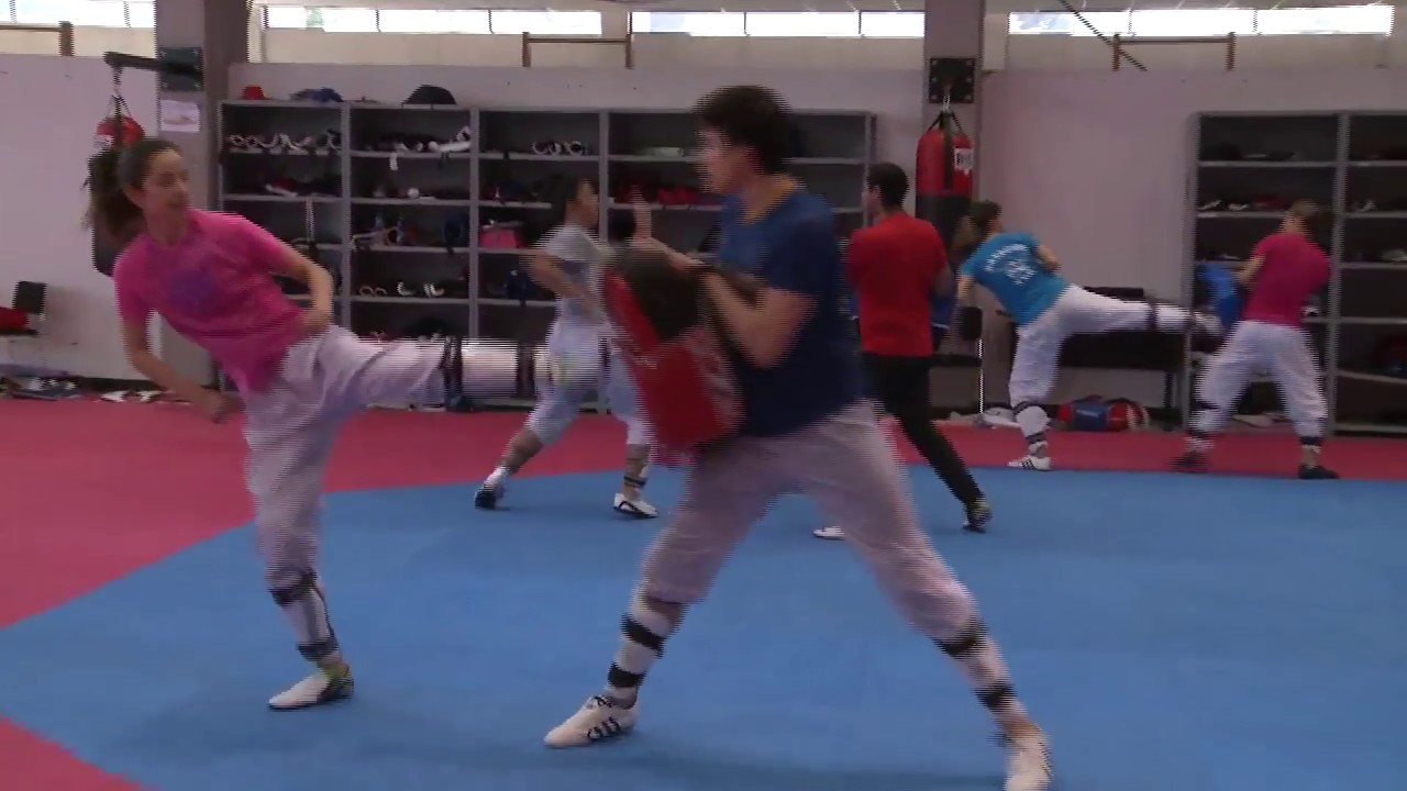 Corea entrenamiento en de taekwondo