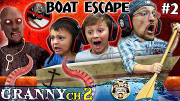 GRANNY'S HOUSE but no GRANNY!  Boat Escape + Grandpa God Mode (FGTeeV's Chapter 2 Pt. Two)