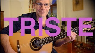 TRISTE (Jobim) - Solo Guitar by David Plate