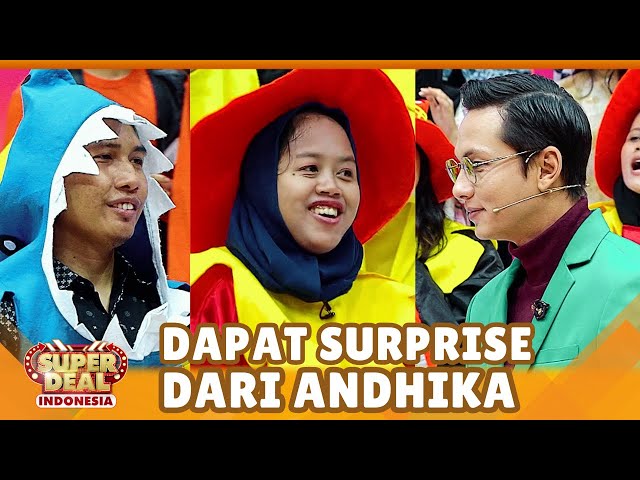 CIEEE!!! Ira & Saiful Dapat Kejutan dari Andhika Pratama - Super Deal Indonesia 2024 class=