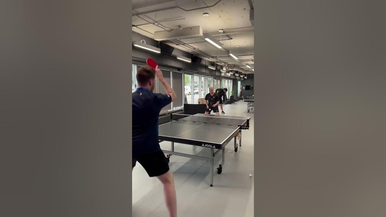 PingPod How to chop with long pips in ping pong using backhand. YouTube