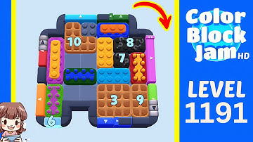 Color Block Jam Level 1191 Solution Walkthrough