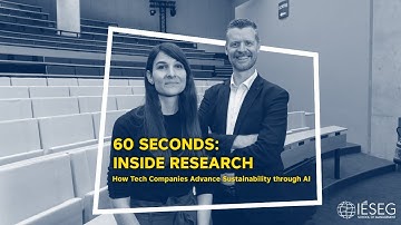 60 seconds: Inside Research - How Tech Companies Advance Sustainability through AI