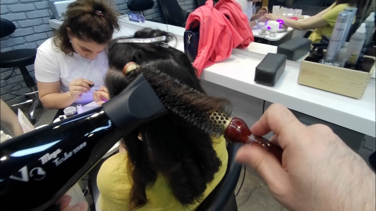 HOW TO DO A BROKEN BLOW-DRY? WAVY HAIR DESIGN