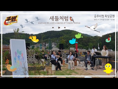 공주시청 밴드(공밴) 공연(2022. 4. 29. 공주시청 옥상공원_새들처럼)
