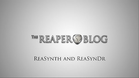 ReaSynth and ReaSynDr