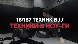 Техники в ноу-ги. Бразильское джиу-джитсу