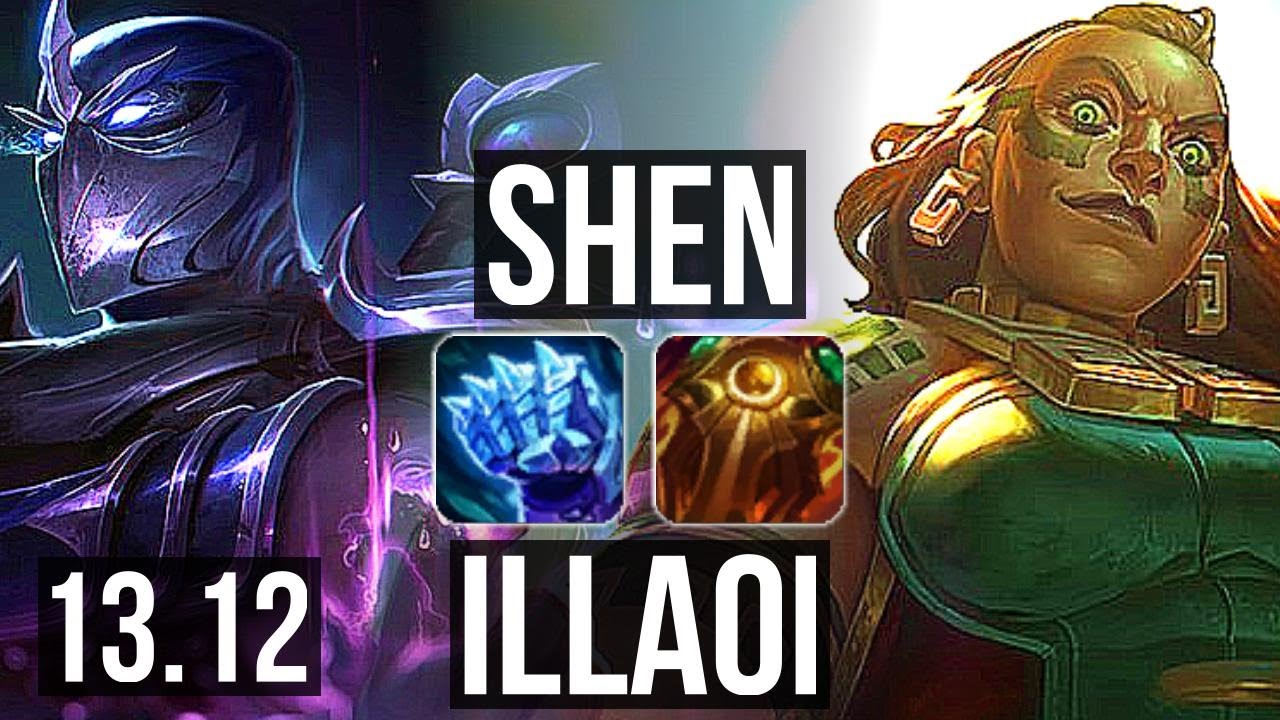 SHEN vs ILLAOI (TOP), 4.2M mastery, 5/1/16, 800+ games