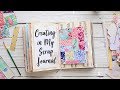 Creating In My Scrap Journal | Art Journaling Process | 01