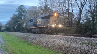 CSX L632 With a friendly crew & Good K5LA + M693 with CSX B&O 1827
