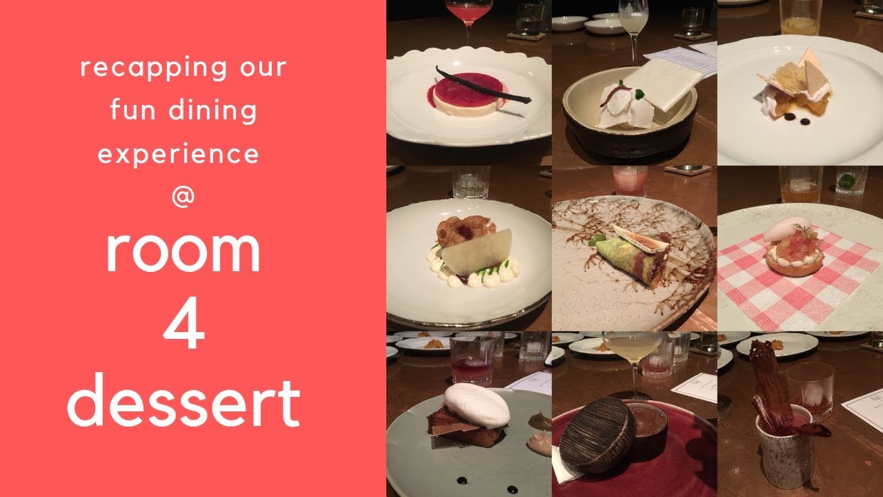 Room 4 Dessert Bali 9 desserts and 9 cocktails YouTube