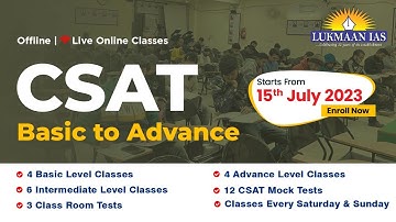 Introduction to CSAT Course - Know Your Progress (KYP) | By Meenakshi Tiwari | Lukmaan IAS