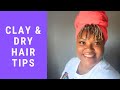 ALL ABOUT CLAY (BENTONITE & RHASSOUL & KAOLIN )| TIPS FOR DRY GRAY HAIR