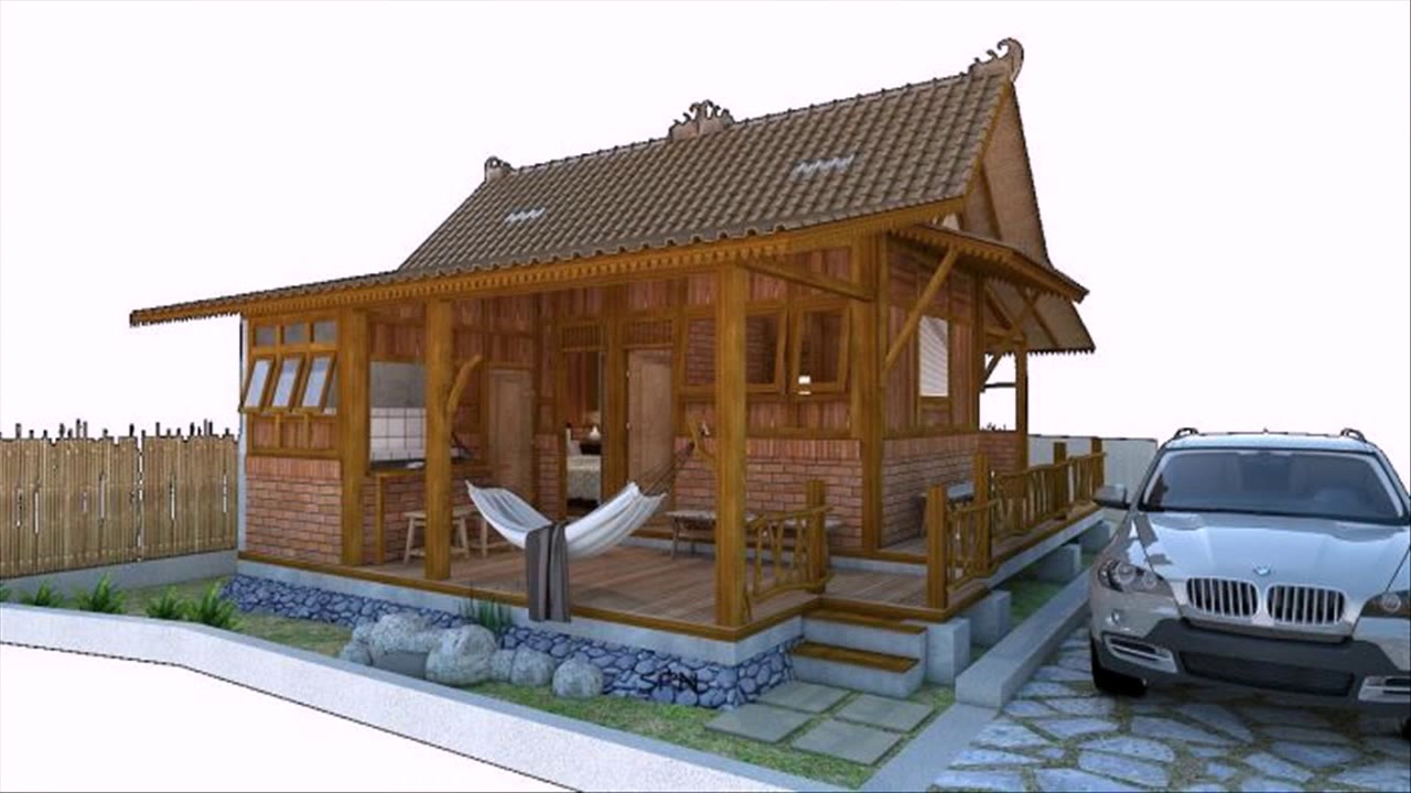 Desain Unik Elegan Rumah Kayu Minimalis Modern - YouTube