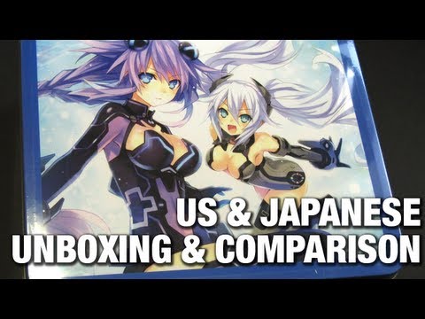 Unboxing and Comparison - Hyperdimension Neptunia Victory Limited Edition