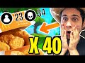 MANGIO 1 McNUGGETS per OGNI KiLL con LUKE🤢 *HO ESAGERATO* FORTNITE ITA