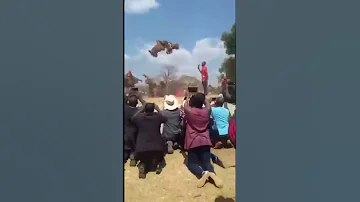 Africa  and witch craft, ho is this guy levitating ,Amazing!