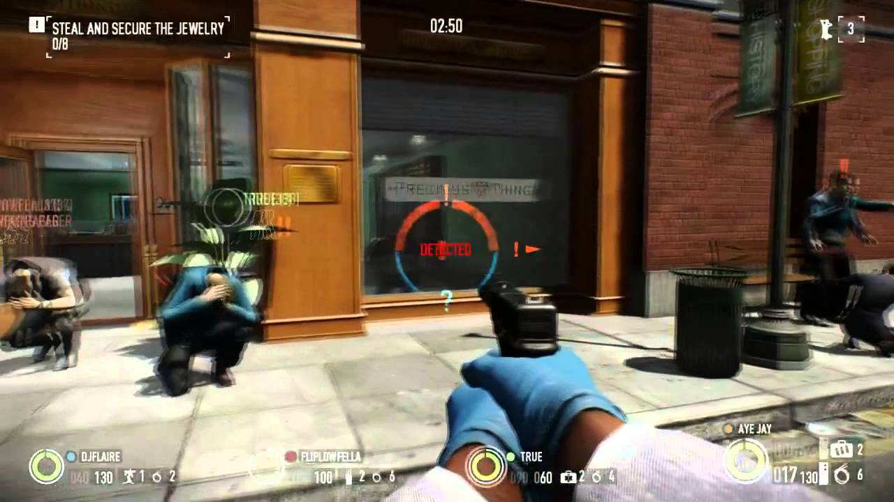 PayDay 2 [HD] - Jewelry Heist [Overkill] [No Alarms] [4-Player Co-op]