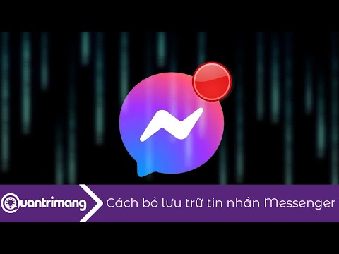 cách mở tin nhắn lưu trữ trên messenger