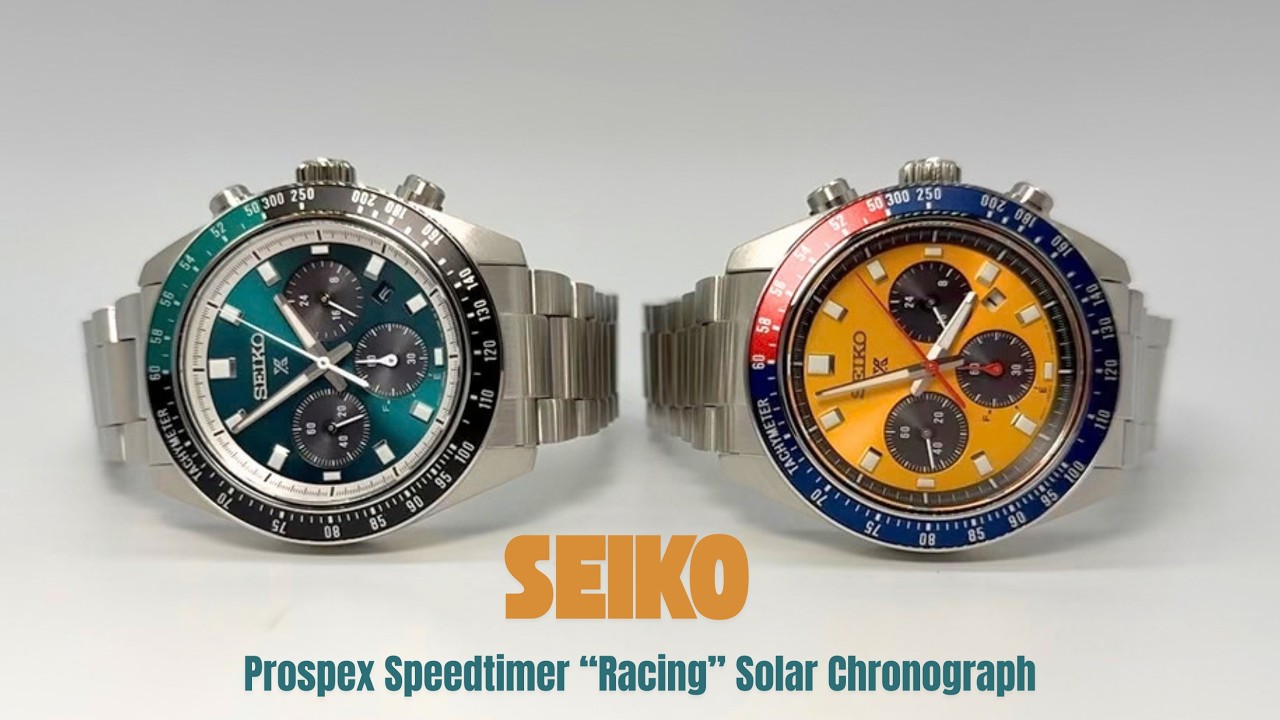 NEW Seiko Speedtimer Racing Collection ⏱️ Green vs Yellow