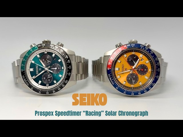 NEW Seiko Speedtimer Racing Collection ⏱️ Green vs Yellow