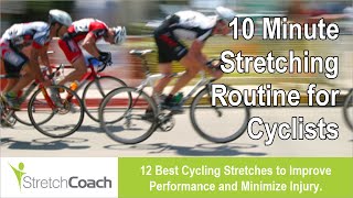 Cycling Stretches, Cycling Stretching Routine, Best Flexibility Program for Cyclists