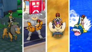 All Rideable Pokémon in Pokémon Sun & Moon/Ultra Sun & Ultra Moon