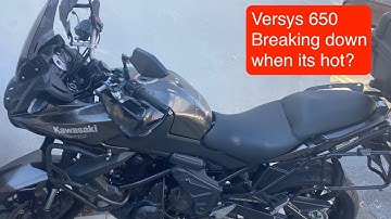 Versys 650 broken down again, fueling issue
