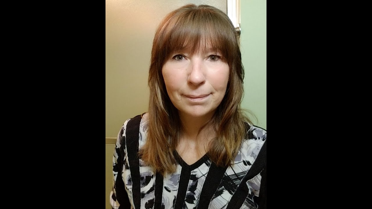 How To Thin Heavy Thick Bangs Youtube