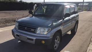 Видео-тест автомобиля Mitsubishi Pajero io (H76W-0018470, 4G93, 1999г)
