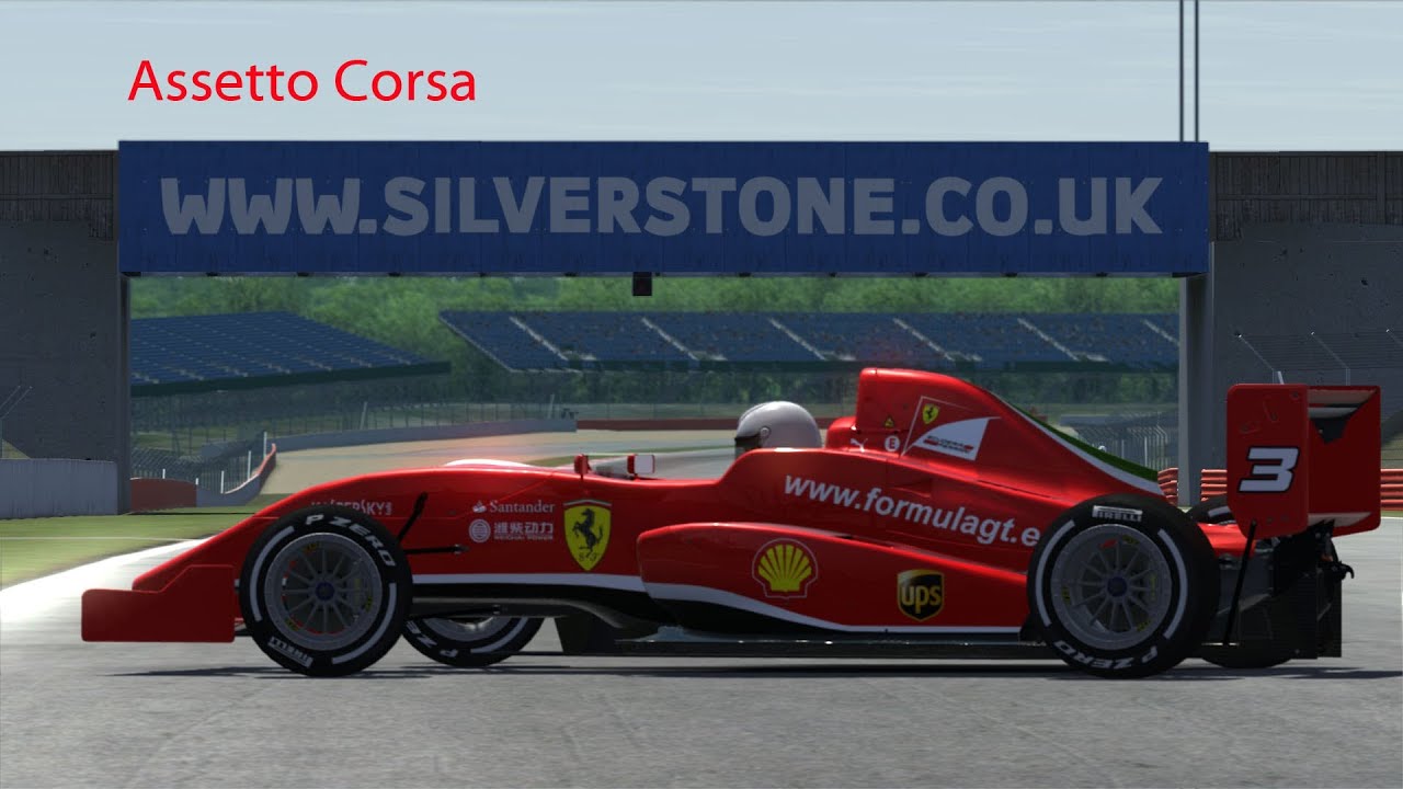 Assetto Corsa Tatuus Custom Skin Silverstone Youtube