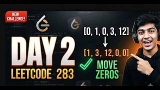 Move Zeroes | LeetCode 283 | Two-Pointer Technique Explained (Day 2)