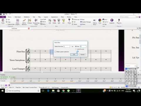 Sibelius Tutorials - Selection Tools!