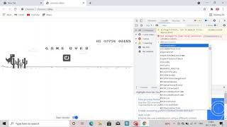 I automated the chrome dinosaur game using javascript