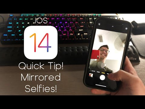iOS 14 Quick Tip! - Mirrored Selfies!