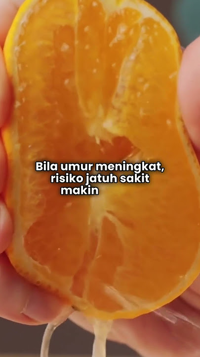 Tahukah anda? Vitamin C bantu kawal keradangan dan lindungi sel badan dari kerosakan.