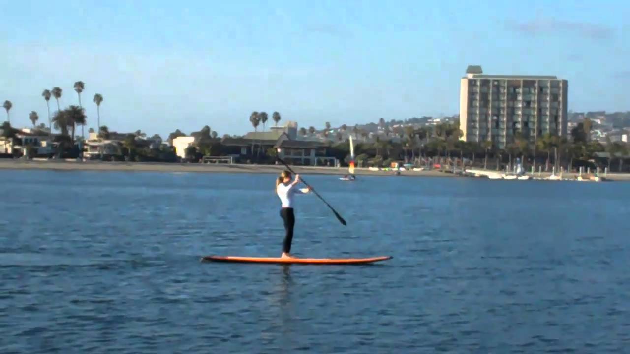 Stand Up Paddle board Surfing trick gone wrong YouTube