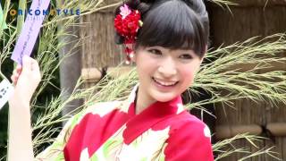 『あまちゃん』GMT47メンバー優希美青 浴衣でひと足早い七夕祭り